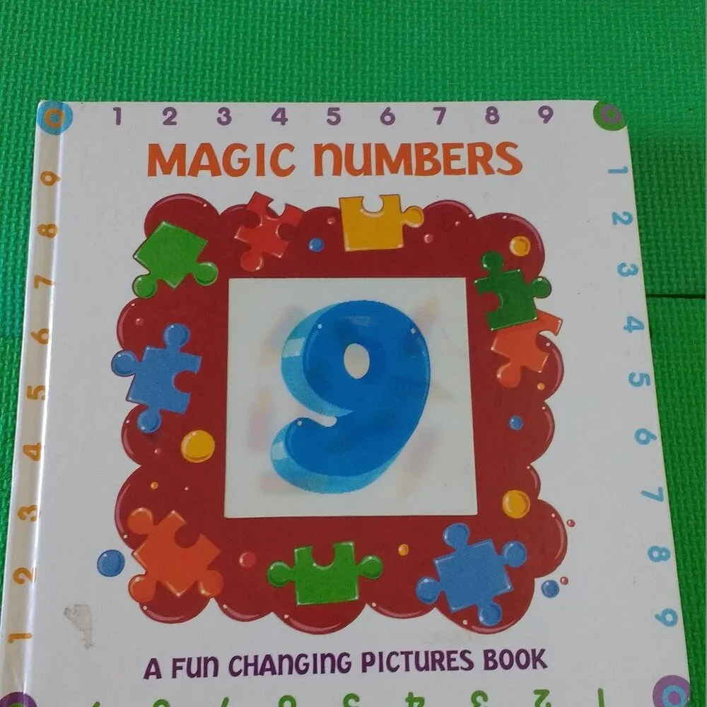 Magic numbers, Number Farm, Wendy love to draw, Red Fire Engine, Digger, Car x 6